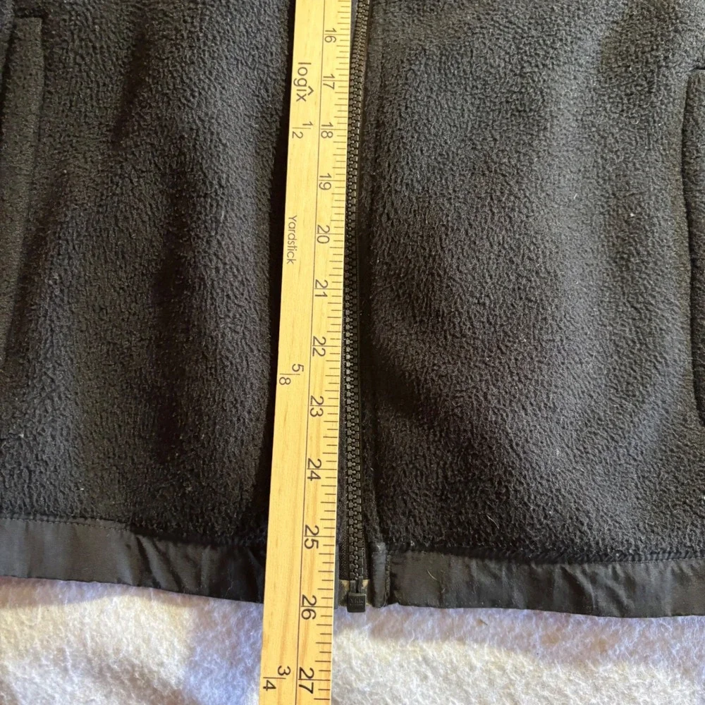 The North Face Girls XL Denali Polartec Fleece Jacket Black Full Zip AC9Q‎ 071